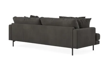 Menard 4-sits Högervänd L-formad Divansoffa i Manchester - Mörkgrå - Products - Möbler - Soffa - Divansoffa & schäslongsoffa - 4 sits soffa med divan
