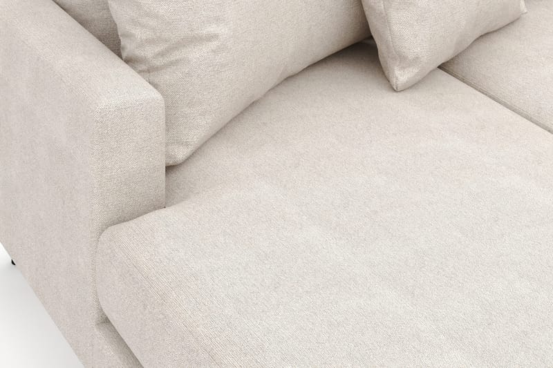 Menard 4-sits Högervänd Stor U-formad Djup Soffa med Divan och Schäslong i Tyg - Beige - Products - Möbler - Soffa - Divansoffa & schäslongsoffa - 4 sits soffa med divan