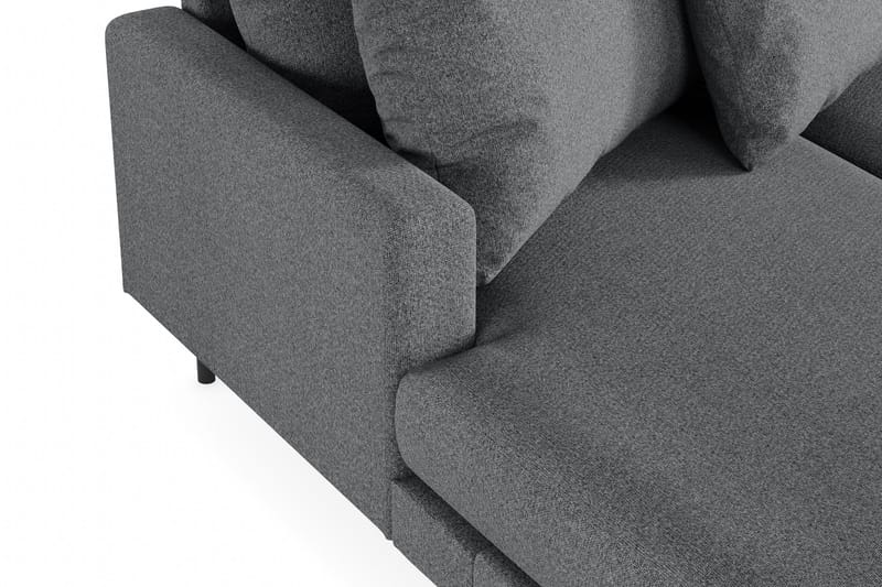 Menard 4-sits Högervänd Stor U-formad Djup Soffa med Divan och Schäslong i Tyg - Mörkgrå - Products - Möbler - Soffa - Divansoffa & schäslongsoffa - 4 sits soffa med divan