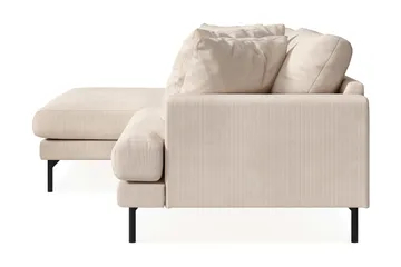 Menard 4-sits Vänstervänd L-formad Divansoffa i Manchester - Beige - Products - Möbler - Soffa - Divansoffa & schäslongsoffa - 4 sits soffa med divan