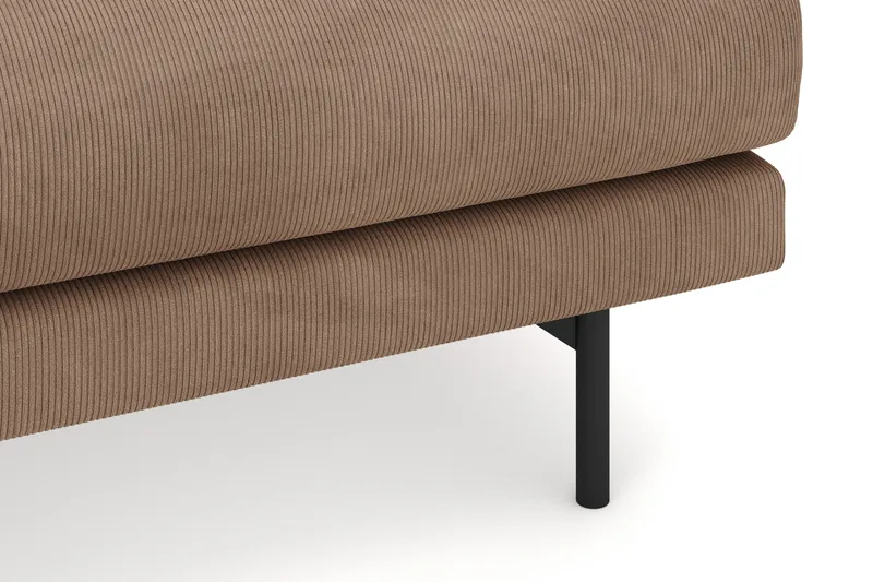 Menard 4-sits Vänstervänd L-formad Divansoffa i Manchester - Brun - Products - Möbler - Soffa - Divansoffa & schäslongsoffa - 4 sits soffa med divan