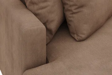 Menard 4-sits Vänstervänd L-formad Divansoffa i Manchester - Brun - Products - Möbler - Soffa - Divansoffa & schäslongsoffa - 4 sits soffa med divan