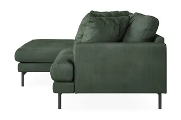 Menard 4-sits Vänstervänd L-formad Divansoffa i Manchester - Grön - Products - Möbler - Soffa - Divansoffa & schäslongsoffa - 4 sits soffa med divan