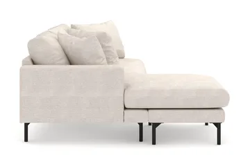 Menard 4-sits Vänstervänd L-formad Djup Divansoffa i Tyg - Beige - Products - Möbler - Soffa - Divansoffa & schäslongsoffa - 4 sits soffa med divan