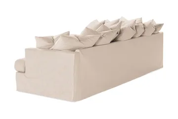 Menard 4-sits Vänstervänd L-formad Djup Schäslongsoffa i Tyg - Beige - Products - Möbler - Soffa - Divansoffa & schäslongsoffa - 4 sits soffa med divan