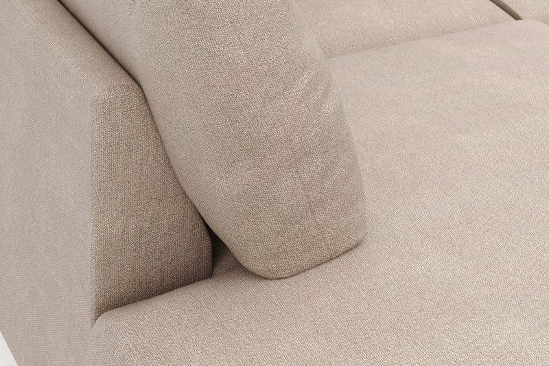 Menard 4-sits Vänstervänd Stor U-formad Djup Large Soffa med Divan och Schäslong i Tyg - Beige - Products - Möbler - Soffa - Divansoffa & schäslongsoffa - 4 sits soffa med divan