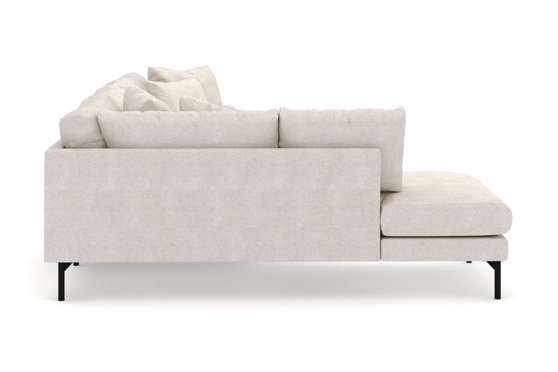 Menard 4-sits Vänstervänd Stor U-formad Djup Large Soffa med Divan och Schäslong i Tyg - Beige - Products - Möbler - Soffa - Divansoffa & schäslongsoffa - 4 sits soffa med divan