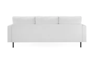 Menard Compact 3-sits Högervänd L-formad Divansoffa i Bouclé - Vit - Products - Möbler - Soffa - Divansoffa & schäslongsoffa - 3 sits soffa med divan
