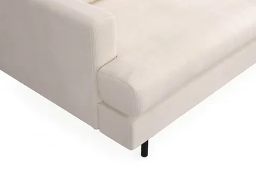Menard Compact 3-sits Högervänd L-formad Divansoffa i Manchester - Beige - Products - Möbler - Soffa - Divansoffa & schäslongsoffa - 3 sits soffa med divan