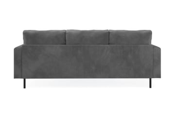 Menard Compact 3-sits Högervänd L-formad Divansoffa i Manchester - Grå - Products - Möbler - Soffa - Divansoffa & schäslongsoffa - 3 sits soffa med divan