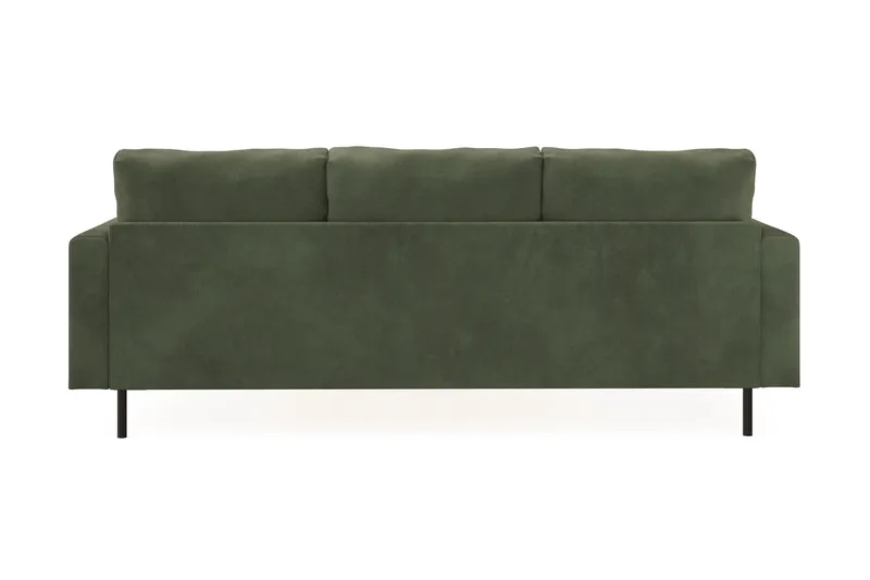 Menard Compact 3-sits Högervänd L-formad Divansoffa i Manchester - Grön - Products - Möbler - Soffa - Divansoffa & schäslongsoffa - 3 sits soffa med divan