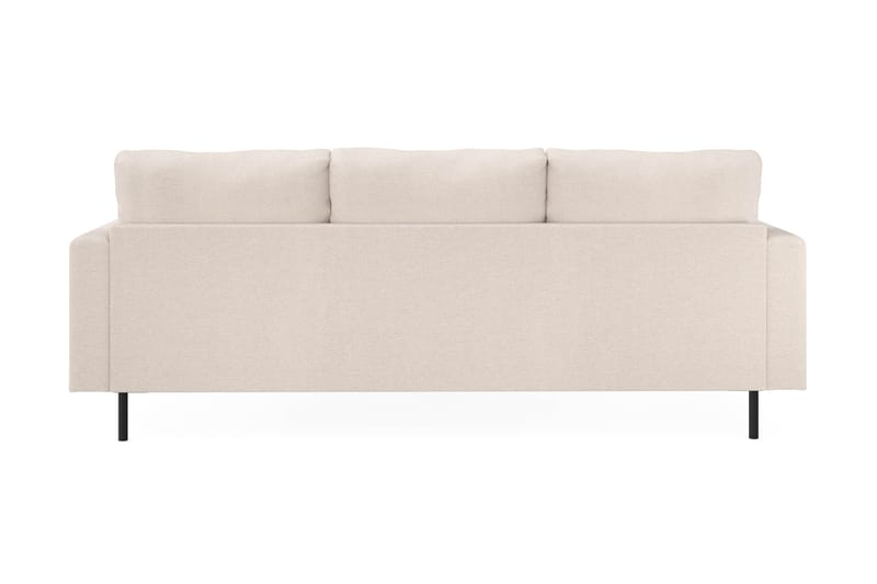 Menard Compact 3-sits Högervänd L-formad Divansoffa i Tyg - Beige - Products - Möbler - Soffa - Divansoffa & schäslongsoffa - 3 sits soffa med divan
