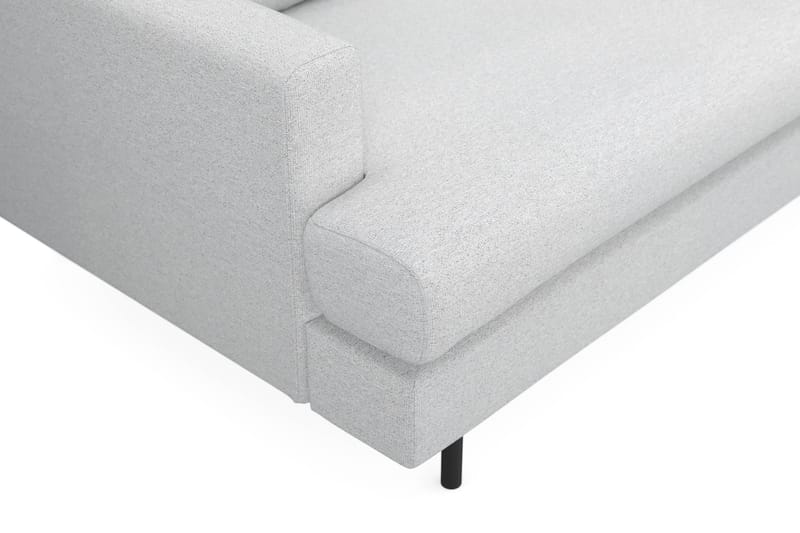 Menard Compact 3-sits Högervänd L-formad Divansoffa i Tyg - Ljusgrå - Products - Möbler - Soffa - Divansoffa & schäslongsoffa - 3 sits soffa med divan