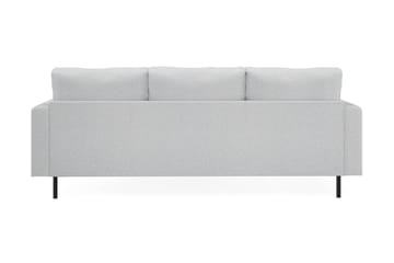 Menard Compact 3-sits Högervänd L-formad Divansoffa i Tyg - Ljusgrå - Products - Möbler - Soffa - Divansoffa & schäslongsoffa - 3 sits soffa med divan