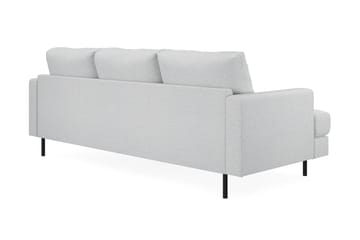 Menard Compact 3-sits Högervänd L-formad Divansoffa i Tyg - Ljusgrå - Products - Möbler - Soffa - Divansoffa & schäslongsoffa - 3 sits soffa med divan