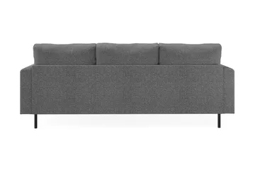 Menard Compact 3-sits Högervänd L-formad Divansoffa i Tyg - Mörkgrå - Products - Möbler - Soffa - Divansoffa & schäslongsoffa - 3 sits soffa med divan