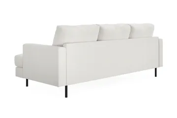 Menard Compact 3-sits Vänstervänd L-formad Divansoffa i Bouclé - Vit - Products - Möbler - Soffa - Divansoffa & schäslongsoffa - 3 sits soffa med divan