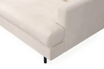 Menard Compact 3-sits Vänstervänd L-formad Divansoffa i Manchester - Beige - Products - Möbler - Soffa - Divansoffa & schäslongsoffa - 3 sits soffa med divan
