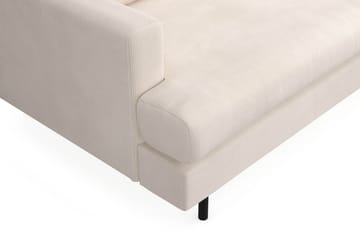 Menard Compact 4-sits Högervänd L-formad Schäslongsoffa i Manchester - Beige - Products - Möbler - Soffa - Divansoffa & schäslongsoffa - 4 sits soffa med divan