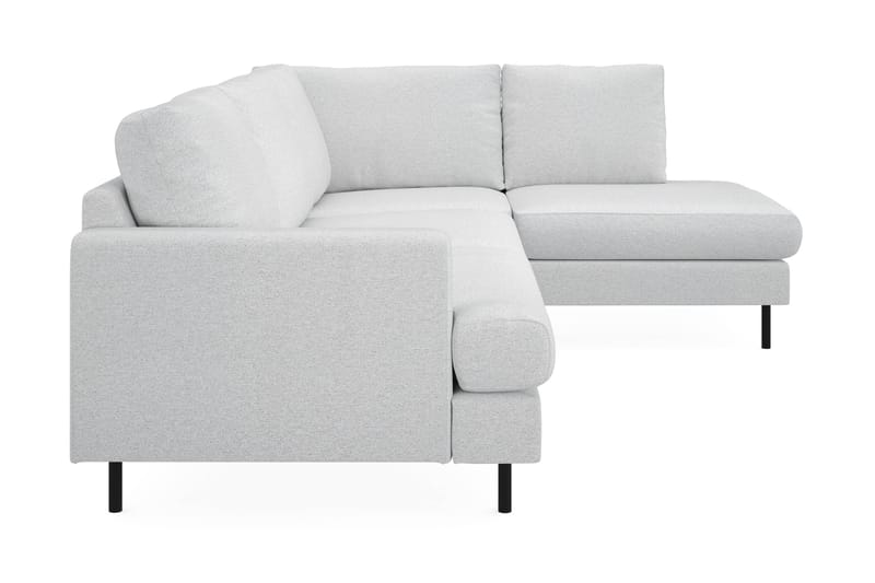 Menard Compact 4-sits Högervänd L-formad Schäslongsoffa i Tyg - Ljusgrå - Products - Möbler - Soffa - Divansoffa & schäslongsoffa - 4 sits soffa med divan