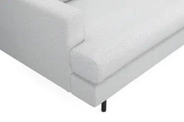 Menard Compact 4-sits Högervänd L-formad Schäslongsoffa i Tyg - Ljusgrå - Products - Möbler - Soffa - Divansoffa & schäslongsoffa - 4 sits soffa med divan