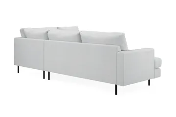 Menard Compact 4-sits Högervänd L-formad Schäslongsoffa i Tyg - Ljusgrå - Products - Möbler - Soffa - Divansoffa & schäslongsoffa - 4 sits soffa med divan