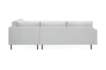Menard Compact 4-sits Högervänd L-formad Schäslongsoffa i Tyg - Ljusgrå - Products - Möbler - Soffa - Divansoffa & schäslongsoffa - 4 sits soffa med divan