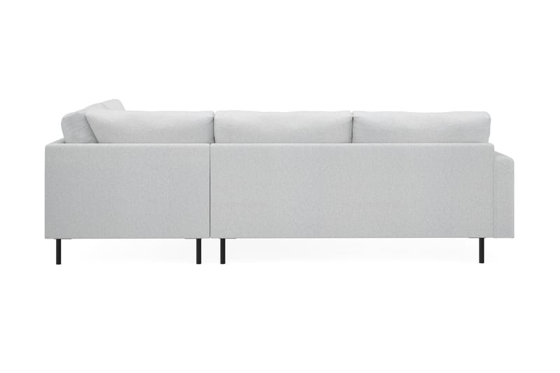 Menard Compact 4-sits Högervänd L-formad Schäslongsoffa i Tyg - Ljusgrå - Products - Möbler - Soffa - Divansoffa & schäslongsoffa - 4 sits soffa med divan