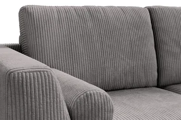 Ocean Lyx 4-sits Högervänd L-formad Schäslongsoffa i Manchester - Mörkgrå - Products - Möbler - Soffa - Divansoffa & schäslongsoffa - 4 sits soffa med divan