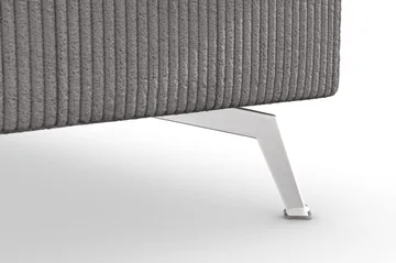 Ocean Lyx 4-sits Högervänd L-formad Schäslongsoffa i Manchester - Mörkgrå - Products - Möbler - Soffa - Divansoffa & schäslongsoffa - 4 sits soffa med divan