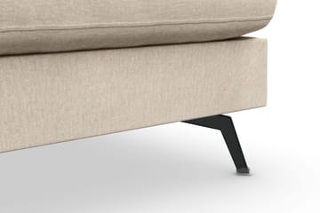 Ocean Lyx 4-sits Högervänd L-formad Schäslongsoffa i Sammet - Beige - Products - Möbler - Soffa - Divansoffa & schäslongsoffa - 4 sits soffa med divan