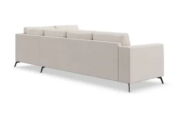 Ocean Lyx 4-sits Högervänd L-formad Schäslongsoffa i Tyg - Beige - Products - Möbler - Soffa - Divansoffa & schäslongsoffa - 4 sits soffa med divan