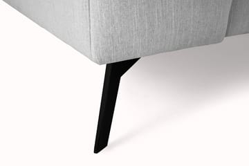 Ocean Lyx 4-sits Högervänd L-formad Schäslongsoffa i Tyg - Grå - Products - Möbler - Soffa - Divansoffa & schäslongsoffa - 4 sits soffa med divan