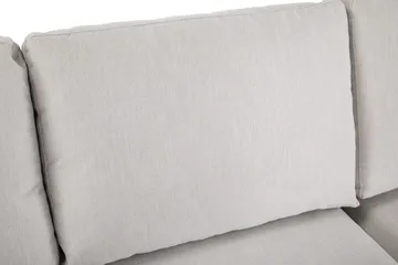 Ocean Lyx 4-sits Högervänd L-formad Schäslongsoffa i Tyg - Ljusgrå - Products - Möbler - Soffa - Divansoffa & schäslongsoffa - 4 sits soffa med divan