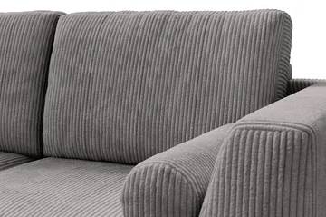 Ocean Lyx 4-sits Vänstervänd L-formad Schäslongsoffa i Manchester - Mörkgrå - Products - Möbler - Soffa - Divansoffa & schäslongsoffa - 4 sits soffa med divan