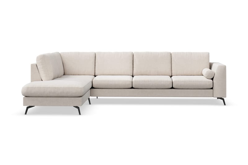 Ocean Lyx 4-sits Vänstervänd L-formad Schäslongsoffa i Tyg - Beige - Products - Möbler - Soffa - Divansoffa & schäslongsoffa - 4 sits soffa med divan