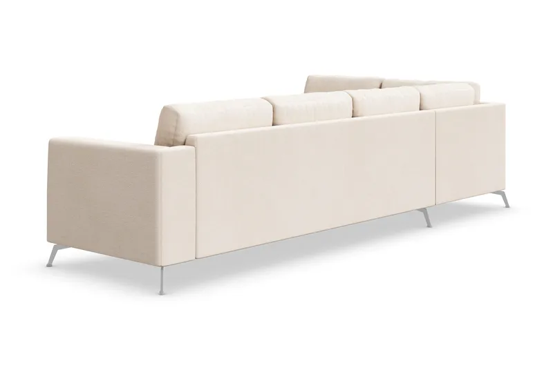 Ocean Lyx 4-sits Vänstervänd L-formad Schäslongsoffa i Tyg - Beige - Products - Möbler - Soffa - Divansoffa & schäslongsoffa - 4 sits soffa med divan