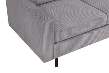 Peppe 3-sits Vändbar L-formad Divansoffa i Manchester - Mörkgrå - Products - Möbler - Soffa - Divansoffa & schäslongsoffa - 3 sits soffa med divan