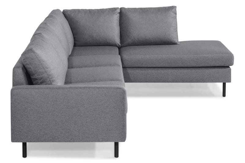 Peppe 4-sits Högervänd L-formad Schäslongsoffa i Tyg - Ljusgrå - Products - Möbler - Soffa - Divansoffa & schäslongsoffa - 4 sits soffa med divan
