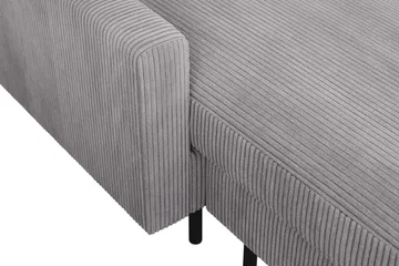 Peppe 4-sits Högervänd U-formad Soffa med Divan och Schäslong i Manchester - Mörkgrå - Products - Möbler - Soffa - Divansoffa & schäslongsoffa - 4 sits soffa med divan