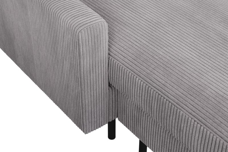 Peppe 4-sits Högervänd U-formad Soffa med Divan och Schäslong i Manchester - Mörkgrå - Products - Möbler - Soffa - Divansoffa & schäslongsoffa - 4 sits soffa med divan