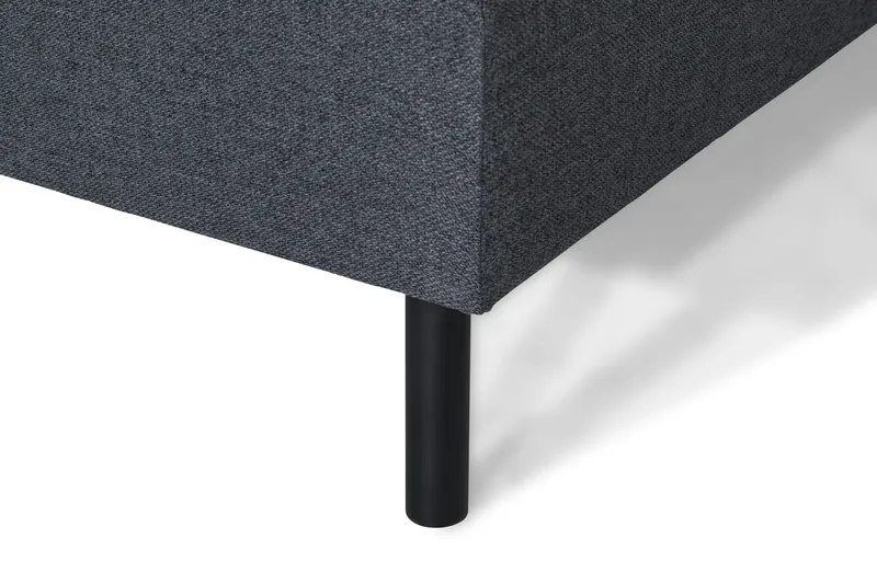 Peppe 4-sits Vänstervänd L-formad Schäslongsoffa i Tyg - Mörkgrå - Products - Möbler - Soffa - Divansoffa & schäslongsoffa - 4 sits soffa med divan