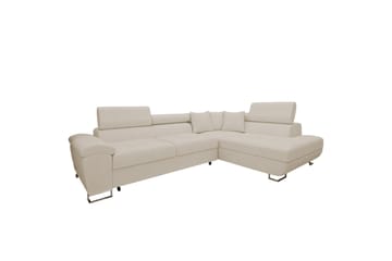 Reginia Soffa med Schäslong 3-sits - Beige - Products - Möbler - Soffa - Divansoffa & schäslongsoffa - 3 sits soffa med divan