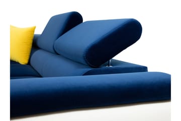 Reginia Soffa med Schäslong 3-sits - Ljusgrå/Svart - Products - Möbler - Soffa - Divansoffa & schäslongsoffa - 3 sits soffa med divan