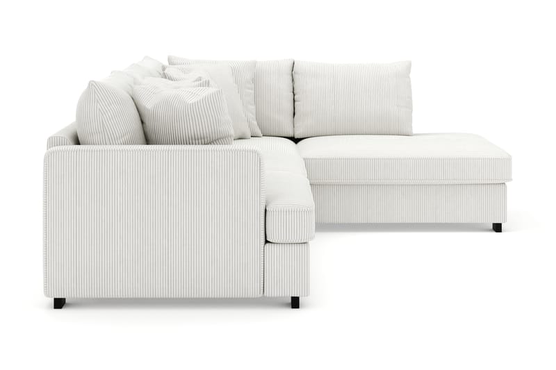Rossita 4-sits Högervänd L-formad Djup Schäslongsoffa i Manchester - Offwhite - Products - Möbler - Soffa - Divansoffa & schäslongsoffa - 4 sits soffa med divan