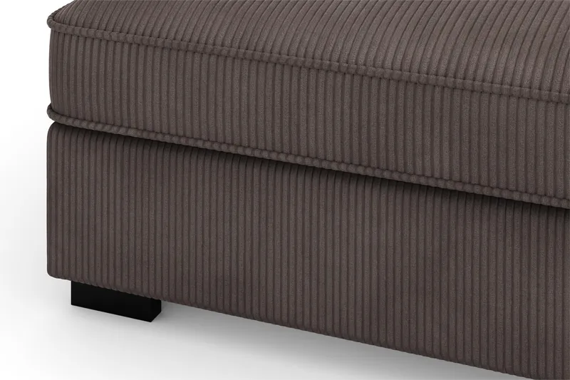 Rossita 4-sits Vänstervänd L-formad Djup Schäslongsoffa i Manchester - Mörkgrå - Products - Möbler - Soffa - Divansoffa & schäslongsoffa - 4 sits soffa med divan