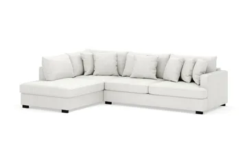 Rossita 4-sits Vänstervänd L-formad Djup Schäslongsoffa i Manchester - Offwhite - Products - Möbler - Soffa - Divansoffa & schäslongsoffa - 4 sits soffa med divan