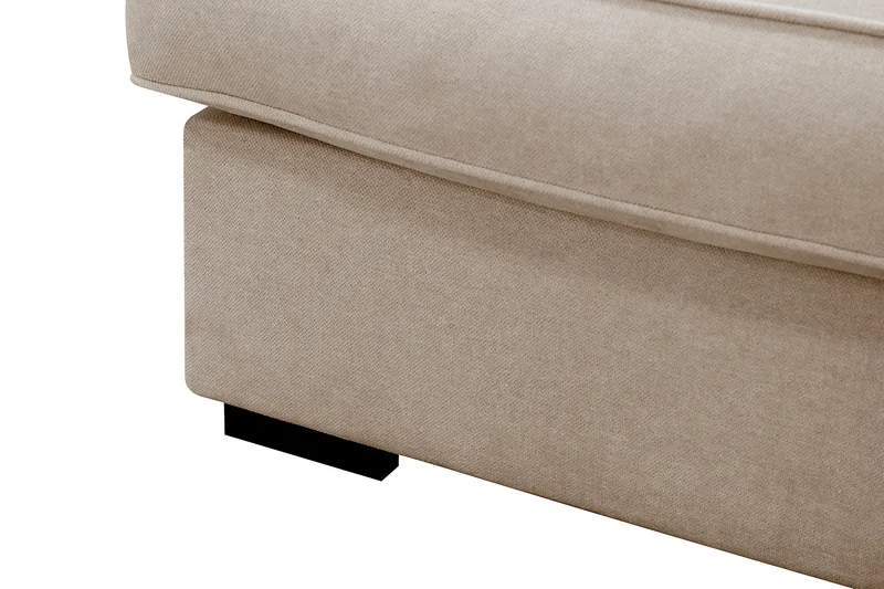 Rossita Lyx 4-sits Extra djup Soffa med Schäslong Höger - Beige Tyg - Products - Möbler - Soffa - Divansoffa & schäslongsoffa - 4 sits soffa med divan