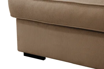 Rossita Lyx 4-sits Extra djup Soffa med Schäslong Höger - Brun Manchester - Products - Möbler - Soffa - Divansoffa & schäslongsoffa - 4 sits soffa med divan
