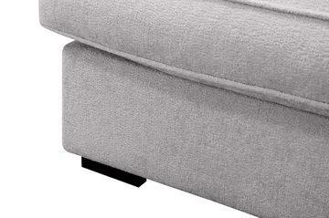 Rossita Lyx 4-sits Extra djup Soffa med Schäslong Höger - Grå Chenille - Products - Möbler - Soffa - Divansoffa & schäslongsoffa - 4 sits soffa med divan